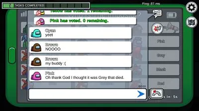 Baixe Among Us (Todos os MODs Desbloqueados) para Android - Captura de tela 1