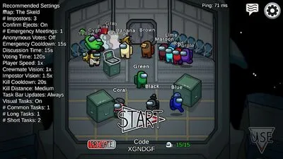 Baixe Among Us (Todos os MODs Desbloqueados) para Android - Captura de tela 2