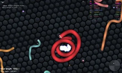 Baixe slither.io (MOD de Compras Grátis) para Android - Captura de tela 3