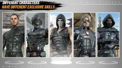 Baixe Ninja’s Creed: Jogo de Tiro 3D (Todos os MODs Desbloqueados) para Android - Captura de tela 3