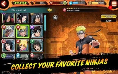 Baixe NARUTO X BORUTO NINJA VOLTAGE (MOD Dinheiro Infinito) para Android - Captura de tela 4