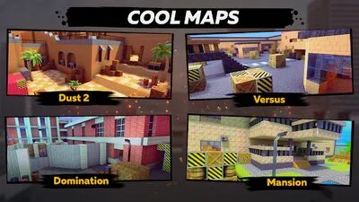 Baixe KUBOOM 3D: FPS Shooter (Todos os MODs Desbloqueados) para Android - Captura de tela 3