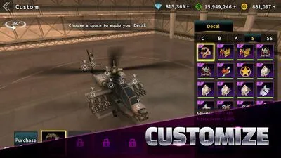 Baixar GUNSHIP BATTLE: Helicopter 3D (MOD Premium Desbloqueado) para Android - Captura de tela 3