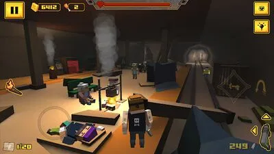 Baixe BLOCKAPOLYPSE™: Zombie Shooter (MOD Premium Desbloqueado) para Android - Captura de tela 3