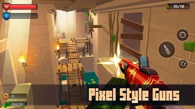 Baixe Pixel Combat: Zombies Strike (MOD de Moedas Ilimitadas) para Android - Captura de tela 2