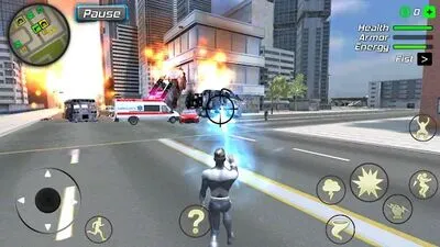 Baixe Hurricane Superhero: Wind Tornado Vegas Mafia (MOD Premium Desbloqueado) para Android - Captura de tela 2