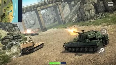 Baixe Tanks of War (MOD Dinheiro Infinito) para Android - Captura de tela 1