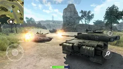 Baixe Tanks of War (MOD Dinheiro Infinito) para Android - Captura de tela 4