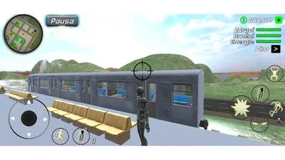 Baixe Rope Mummy Crime Simulator: Vegas Hero (Todos os MODs desbloqueados) para Android - Captura de tela 3