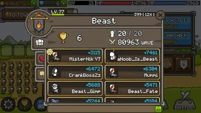 Baixe Grow Castle (MOD de Moedas Ilimitadas) para Android - Captura de tela 2