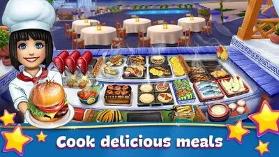 Baixe Cooking Fever: Jogo de Restaurante (MOD de Compras Grátis) para Android - Captura de tela 1