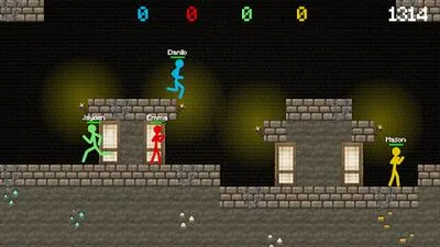 Baixe Stickman VS Multicraft: Fight Pocket Craft (MOD de Dinheiro Infinito) para Android - Captura de tela 3