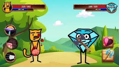 Baixe Cartoon Battle (MOD de Moedas Ilimitadas) para Android - Captura de tela 1