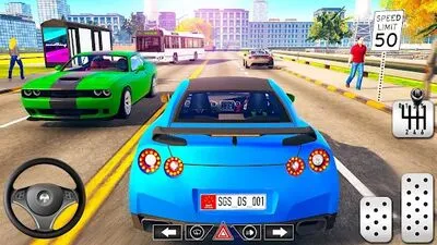 Baixe Car Driving School: Car Games (MOD Premium Desbloqueado) para Android - Captura de tela 3