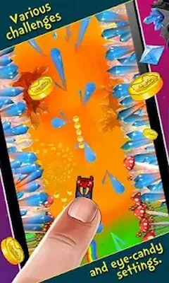 Baixe Nyan Cat: The Space Journey (MOD de Compras Grátis) para Android - Captura de tela 1