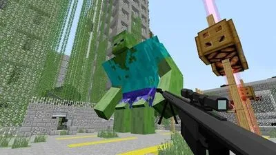 Baixe o mapa Apocalipse Zumbi para MCPE (MOD de Compras Gratuitas) para Android - Captura de tela 2