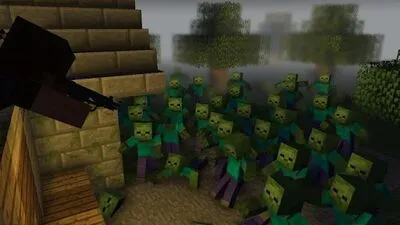 Baixe o mapa Apocalipse Zumbi para MCPE (MOD de Compras Gratuitas) para Android - Captura de tela 4