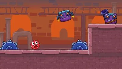 Baixe Red Ball Roller (MOD de Compras Grátis) para Android - Captura de tela 1