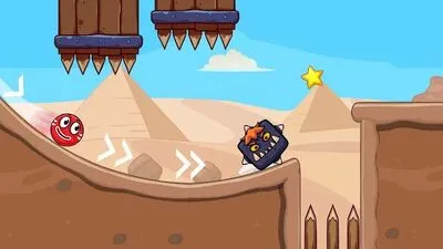 Baixe Red Ball Roller (MOD de Compras Grátis) para Android - Captura de tela 2