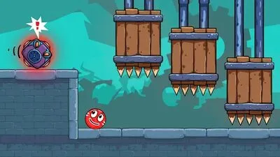 Baixe Red Ball Roller (MOD de Compras Grátis) para Android - Captura de tela 3