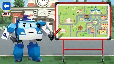Baixe Robocar Poli: Jogos de Carteiro! (MOD Premium Desbloqueado) para Android - Captura de tela 1