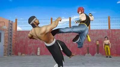 Baixe o Jogo de Luta Tag Team Karate (MOD Todos Desbloqueados) para Android - Captura de tela 1