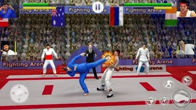 Baixe o Jogo de Luta Tag Team Karate (MOD Todos Desbloqueados) para Android - Captura de tela 2