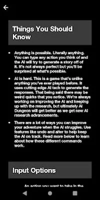 Baixe AI Dungeon (MOD Premium Desbloqueado) para Android - Captura de tela 1