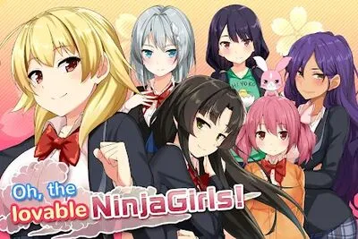 Baixe Moe! Ninja Girls/Sexy School (MOD de Compras Grátis) para Android - Captura de tela 1