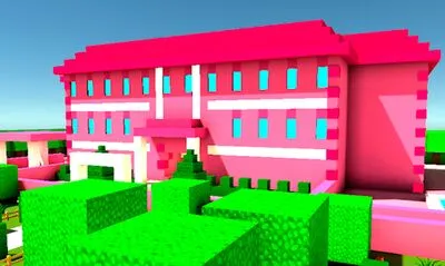 Baixe o Jogo Pink Princess House Craft (MOD Dinheiro Ilimitado) para Android - Captura de tela 1