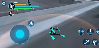 Baixe Spider Stickman Rope Hero (MOD de Compras Grátis) para Android - Captura de tela 1