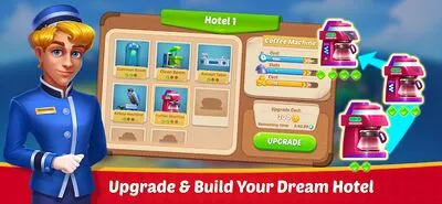 Baixe Dream Hotel: Jogos de Simulação de Gerente de Hotel (MOD de Moedas Ilimitadas) para Android - Captura de tela 1