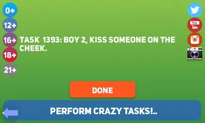 Baixe Verdade ou Desafio — Jogo de Festa Sujo para Adultos 18+ (Todos os MOD Desbloqueados) para Android - Captura de tela 1