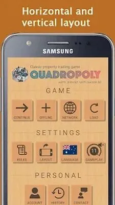 Baixe Quadropoly Classic Business Board com IA Inteligente (MOD Dinheiro Infinito) para Android - Captura de tela 1