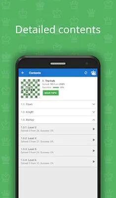 Baixe Elementary Chess Tactics 1 (MOD de Moedas Ilimitadas) para Android - Captura de tela 3