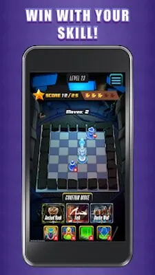 Baixe Triplekades: Chess Puzzle (MOD Premium Desbloqueado) para Android - Captura de tela 2