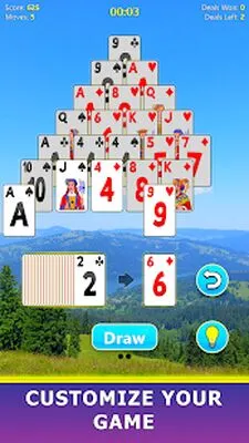Baixe Pyramid Solitaire Mobile (MOD de Dinheiro Ilimitado) para Android - Captura de tela 1