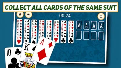 Baixe FreeCell Solitaire: Classic (MOD Dinheiro Infinito) para Android - Captura de tela 1