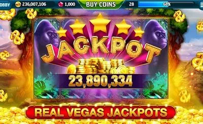 Baixe Ape Slots: Vegas Casino Deluxe (MOD de Compras Grátis) para Android - Captura de tela 4