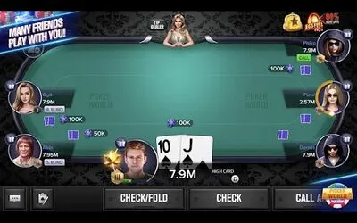 Baixe Poker World Mega Billions (MOD Premium Desbloqueado) para Android - Captura de tela 4