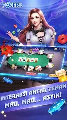 Baixe Poker Pro.ID (MOD Dinheiro Infinito) para Android - Captura de tela 1