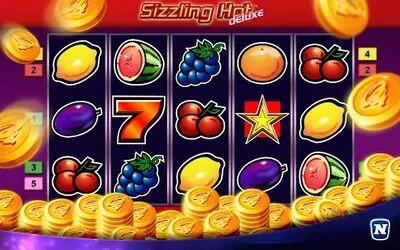 Baixe o Sizzling Hot™ Deluxe Slot (MOD de Moedas Ilimitadas) para Android - Captura de tela 2
