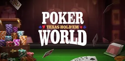 Baixe Poker World: Texas Hold'em (MOD Premium Desbloqueado) para Android - Captura de tela 1