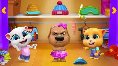 Baixe My Talking Tom Friends (MOD de Dinheiro Infinito) para Android - Captura de tela 4