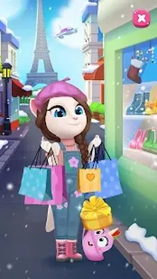 Baixe My Talking Angela 2 (MOD de Compras Grátis) para Android - Captura de tela 2
