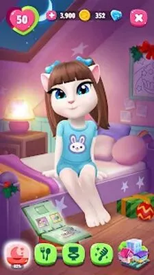 Baixe My Talking Angela 2 (MOD de Compras Grátis) para Android - Captura de tela 4