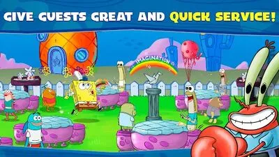 Baixe SpongeBob: Krusty Cook-Off (MOD Premium Desbloqueado) para Android - Captura de tela 1