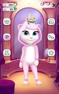 Baixe My Talking Angela (MOD de Dinheiro Infinito) para Android - Captura de tela 2