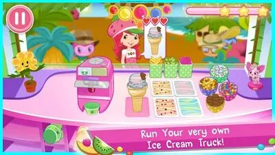 Baixe Strawberry Shortcake Ice Cream Island (MOD Dinheiro Ilimitado) para Android - Captura de tela 2