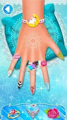 Baixe Nail Salon: Nail Designs Nail Spa Games for Girls (MOD Premium Desbloqueado) para Android - Captura de tela 2